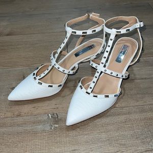INC Carla Pointed Toe Studded Pumps